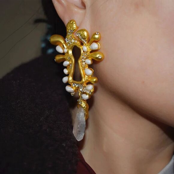 Elegant crystal Earrings #1554 - Picture 1 of 6